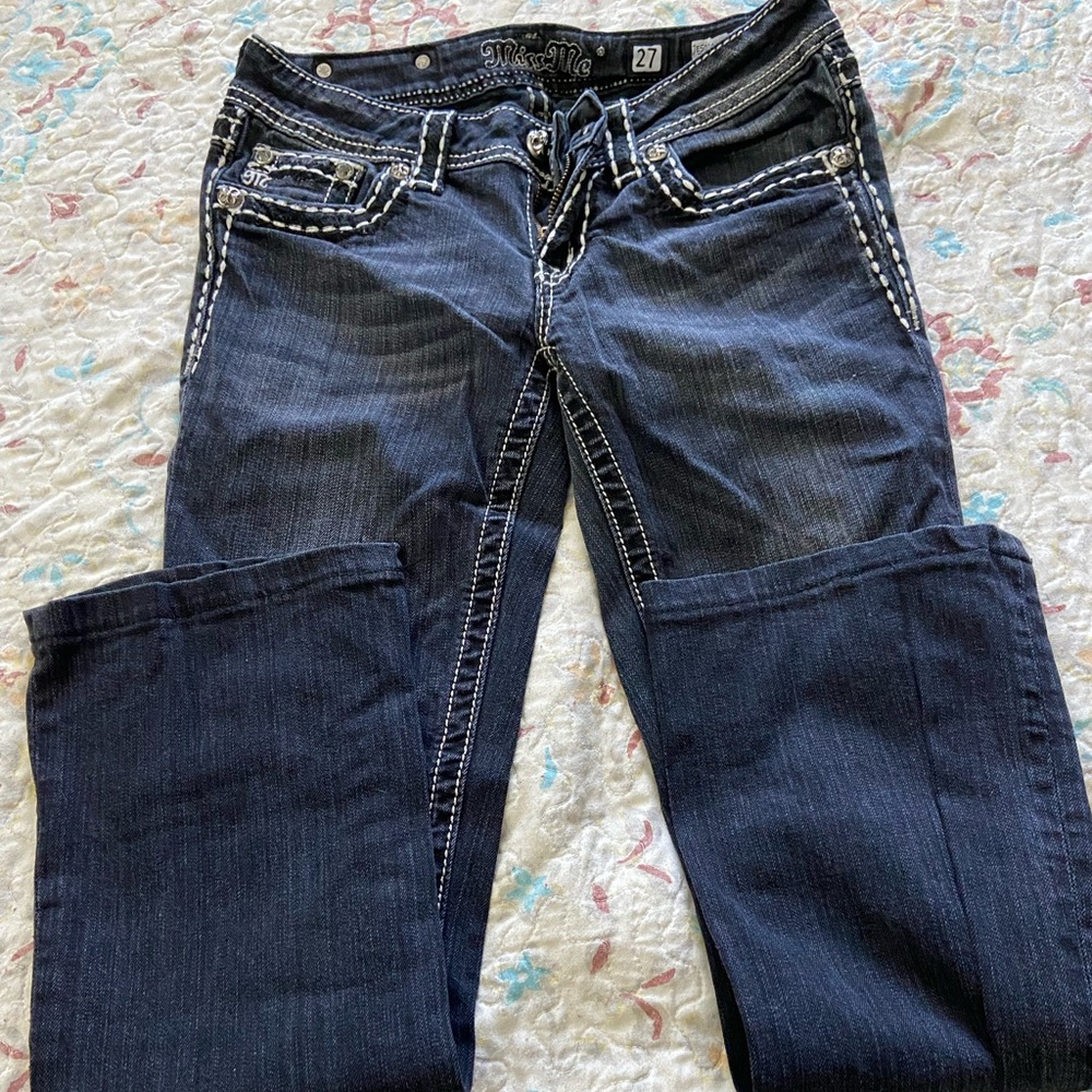 Miss Me Jeans Charcoal/Black